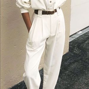 White vintage trousers